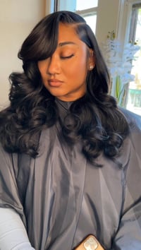 Image 1 of 13x4 5x5  13x6 Luxury HD Lace wigs Brazilian Raw Hair invisible lace wigs, preplucked, bleach knots.