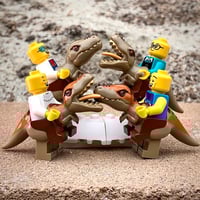 Image 1 of REX - Dark Tan - Dino Rider