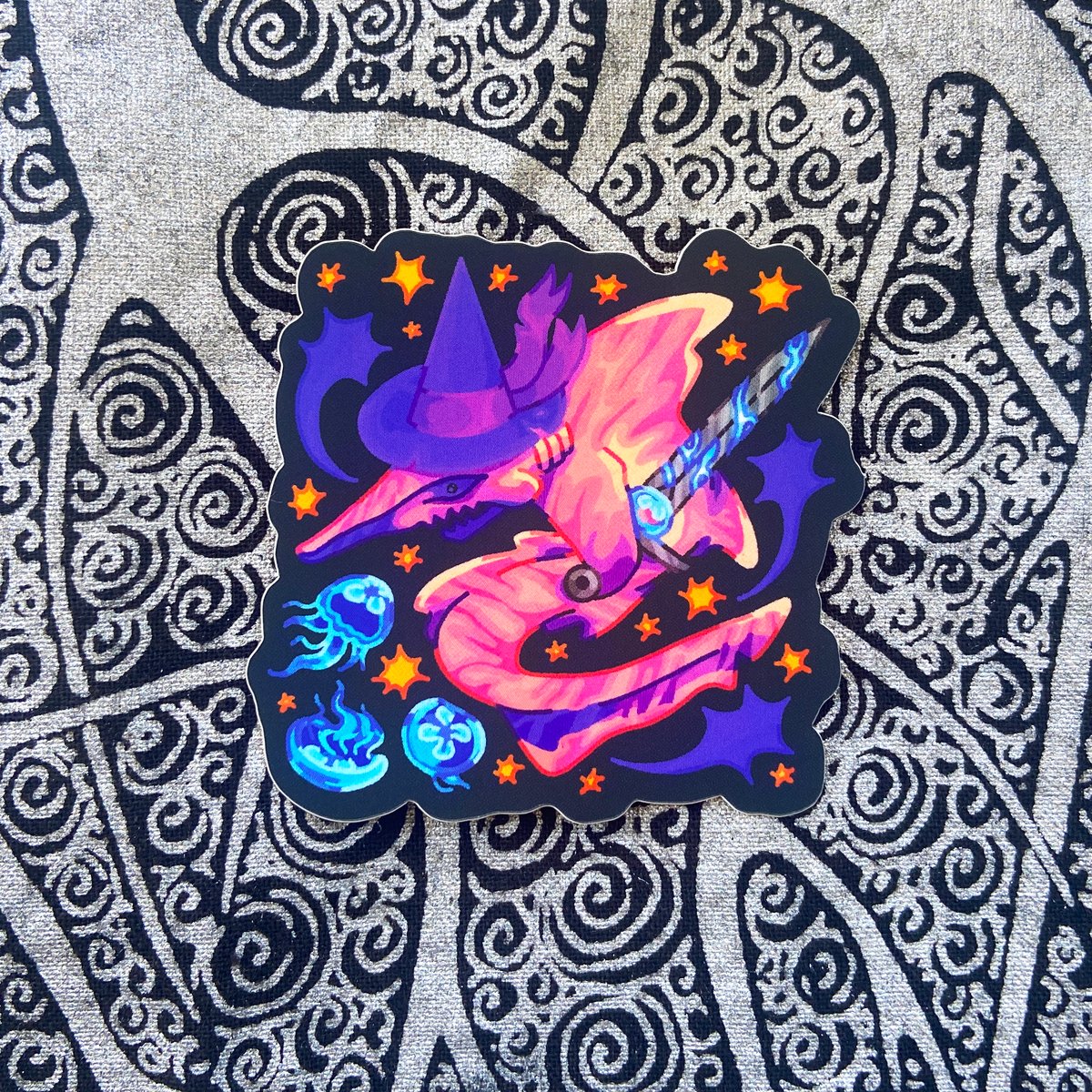 Goblin Shark Warlock Sticker | catnoli