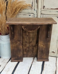 Image 1 of Wooden fireplace  brown rustic