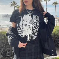 Image 1 of Fallen Angel Unisex Black T-Shirt