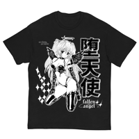 Image 3 of Fallen Angel Unisex Black T-Shirt