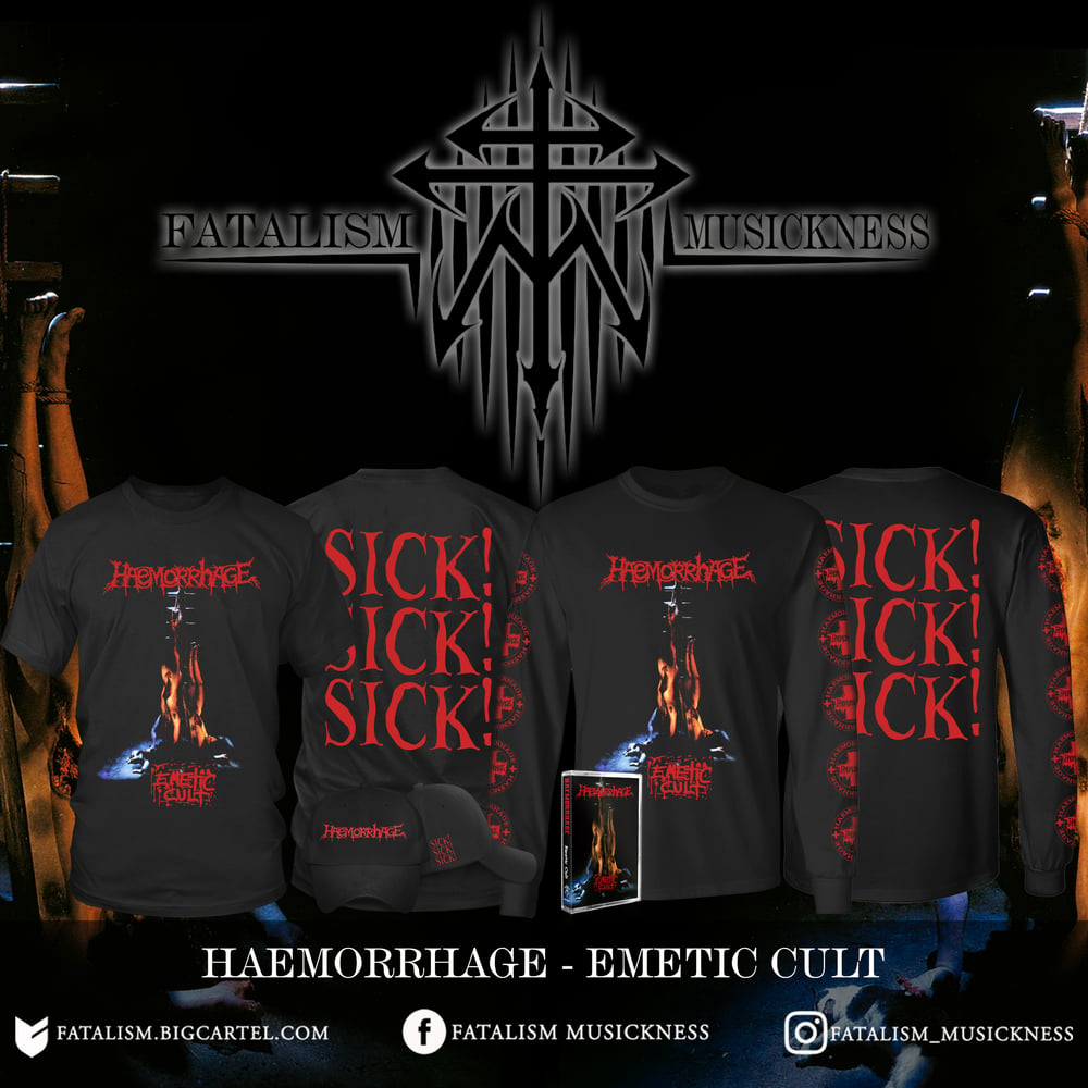 HAEMORRHAGE - Emetic Cult (TS / LS / Baseball Cap / Cassette)