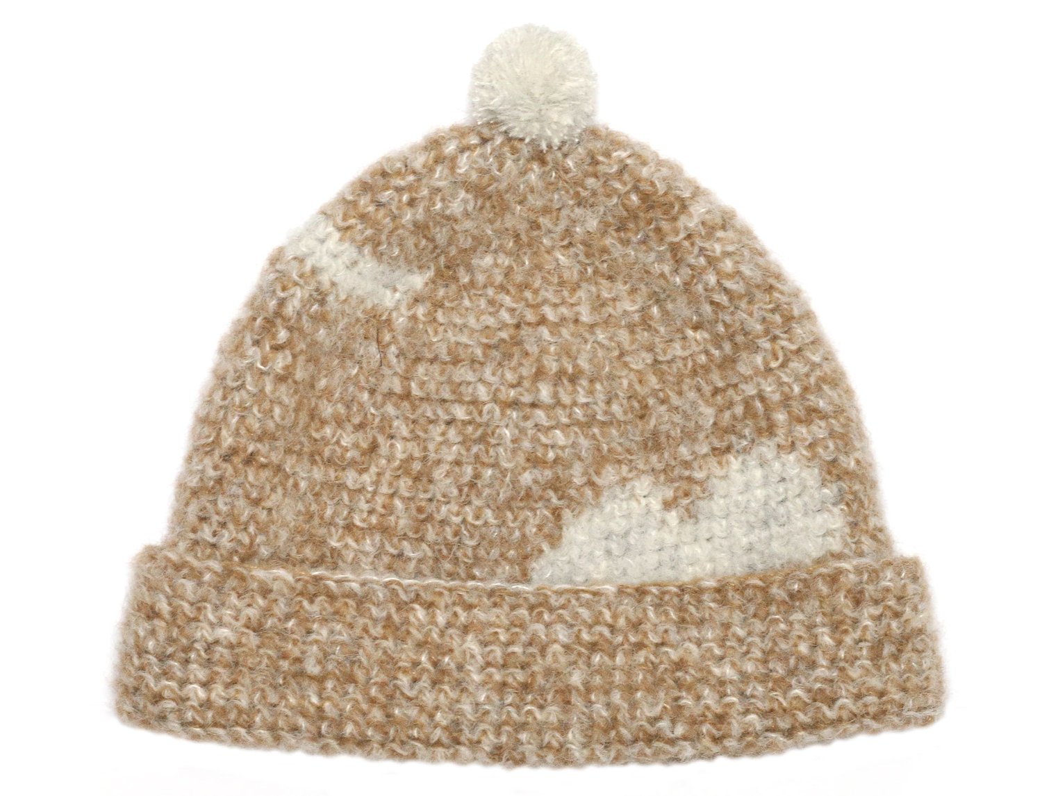 Image of BEIGE MOHAIR CAP