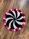 Pink Spiral Rug (wall/floor) 