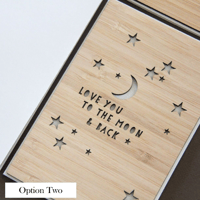 Image 2 of Love You To The Moon and Back. Anniversary Card. Birthday Card.