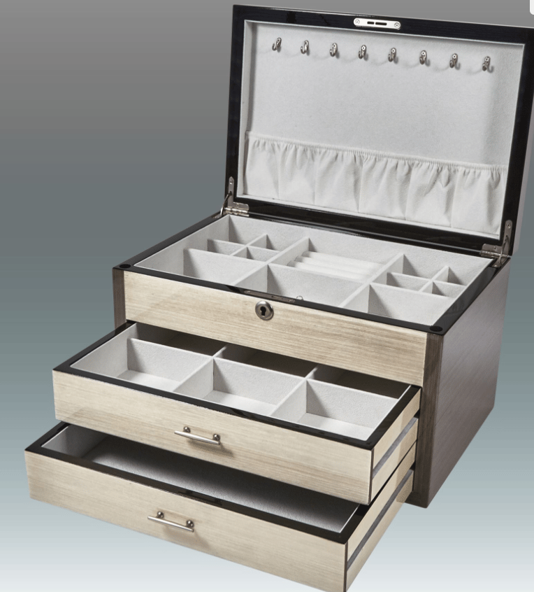 Image of Large Two Drawer Jewelry Box