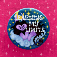 Image 2 of ✦ Learning My Limits ✦ Button Pin ✦