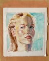 Portrait - Side Eye in Pastel Colors