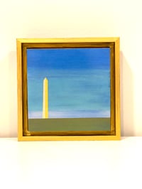 Image 1 of WASHINGTON MONUMENT (3); 6X6 INCHES; ACRYLIC ON WOOD