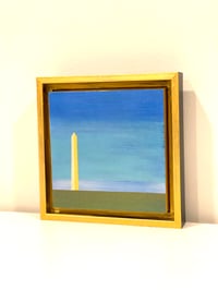 Image 2 of WASHINGTON MONUMENT (3); 6X6 INCHES; ACRYLIC ON WOOD