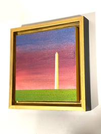 Image 4 of WASHINGTON MONUMENT (4); 6X6 INCHES; ACRYLIC ON WOOD