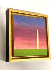Image 5 of WASHINGTON MONUMENT (4); 6X6 INCHES; ACRYLIC ON WOOD