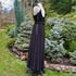 Black "Clara" Sheer Gown   Image 2