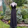 Black "Clara" Sheer Gown  