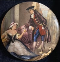 Image 2 of Vintage (1970s) Framed Disc of An English Setting - Titled, 'Cries of London’