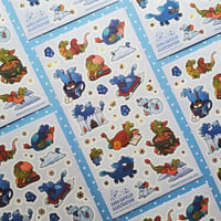 Image 1 of Winter Dragons Sticker Sheet