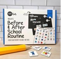 Image 1 of Prepp'd Kids Before and After School Routine Magnetic Chart (A4)