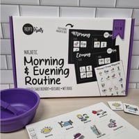 Image 1 of Prepp'd Kids Morning and Evening Routine Magnetic Charts (A4)