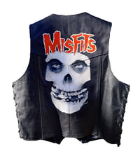 Misfits leather vest