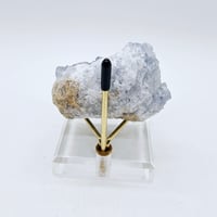 Image 4 of Celestite Cluster w/stand