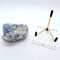 Image 5 of Celestite Cluster w/stand