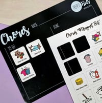 Image 3 of Prepp'd Kids Chores Magnetic Chart Set (A4)