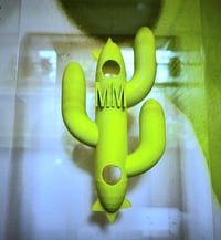 Image 1 of MM Cactus jumper hide/ledge - slime green