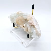 Image 2 of Apophyllite with Stillbite Cluster w/stand