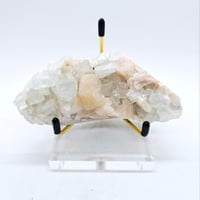 Image 1 of Apophyllite with Stillbite Cluster w/stand