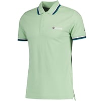 Image 2 of LAMBRETTA RETRO MOD TRIPLE TIPPED POLO SHIRT GREEN