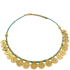 LAST ONE - Gold Siwa 10 / 20 Coin Necklace - Turquoise Bead Image 3