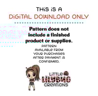 Image 2 of Felt Ladybug PDF PATTERN 