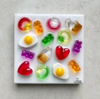 Image 1 of Mini Haribo sweets art - Resin pop art