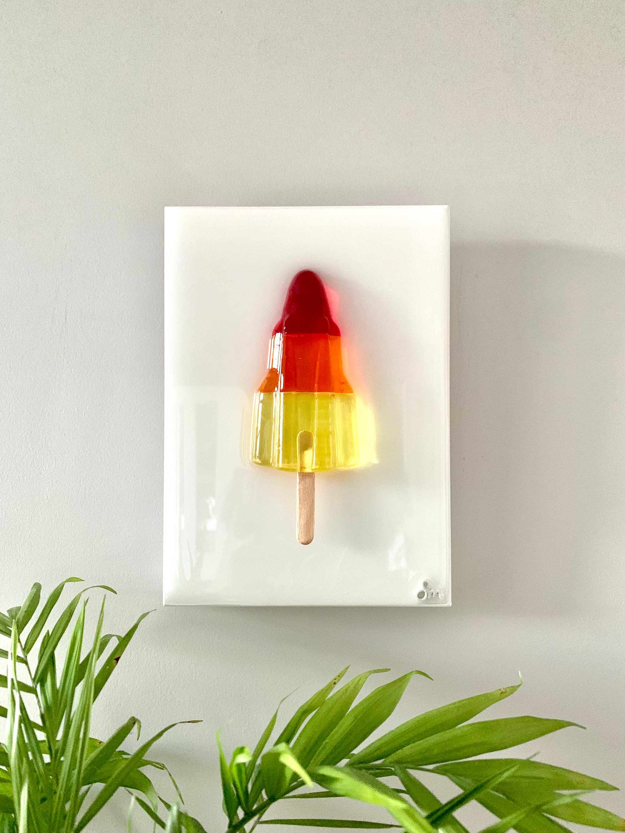 Insegna In Metallo Vintage Rocket Lolly - Targa Da Parete 15x20 Cm Per Cucina, Casa, Regalo Retrò