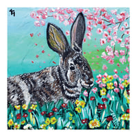 Image 1 of Blossom and Hare Greeting Card