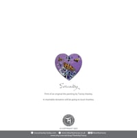 Image 2 of Purple Serenity Greeting Card