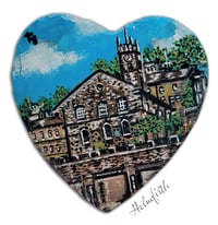 Image 1 of Holmfirth Heart Greeting Card