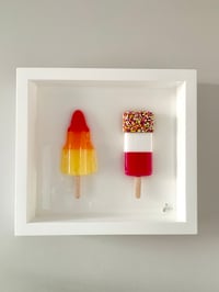 Image 1 of Retro ice lolly art - wall décor