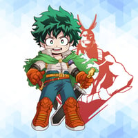 Image 2 of DEKU FANTASY AU ACRYLIC STAND