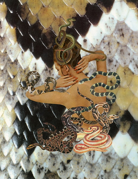 Image of Modern Medusa - original collage