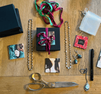 Image 5 of flash sale . solar quartz and turquoise charm necklace