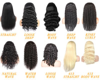 Image 3 of Premium virgin human hair body waves Frontal Wig 13x4 inch 12 to 40 inch hd lace wigs.