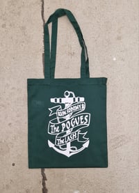 Image 1 of The Pogues Rum, Sodomy and the Lash tote green bag 