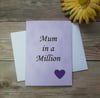 Mum in a Million card