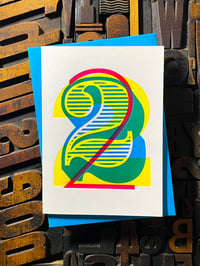 Image 3 of 2nd birthday | letterpress card