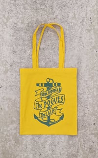 Image 1 of The Pogues Rum, Sodomy and the Lash yellow tote 