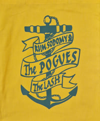 Image 2 of The Pogues Rum, Sodomy and the Lash yellow tote 