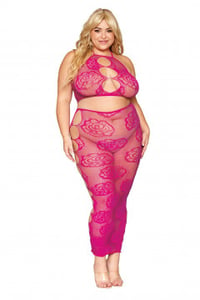 Image 1 of Plus Size Bralette and Long Skirt