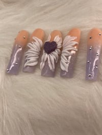 Image 3 of Acrylics ANGEL HEART WINGS SET 